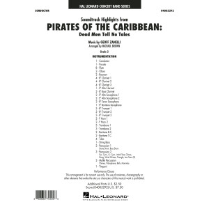 Pirates of the Caribbean: Dead Men Tell No Tales - Conductor Score (Full Score)